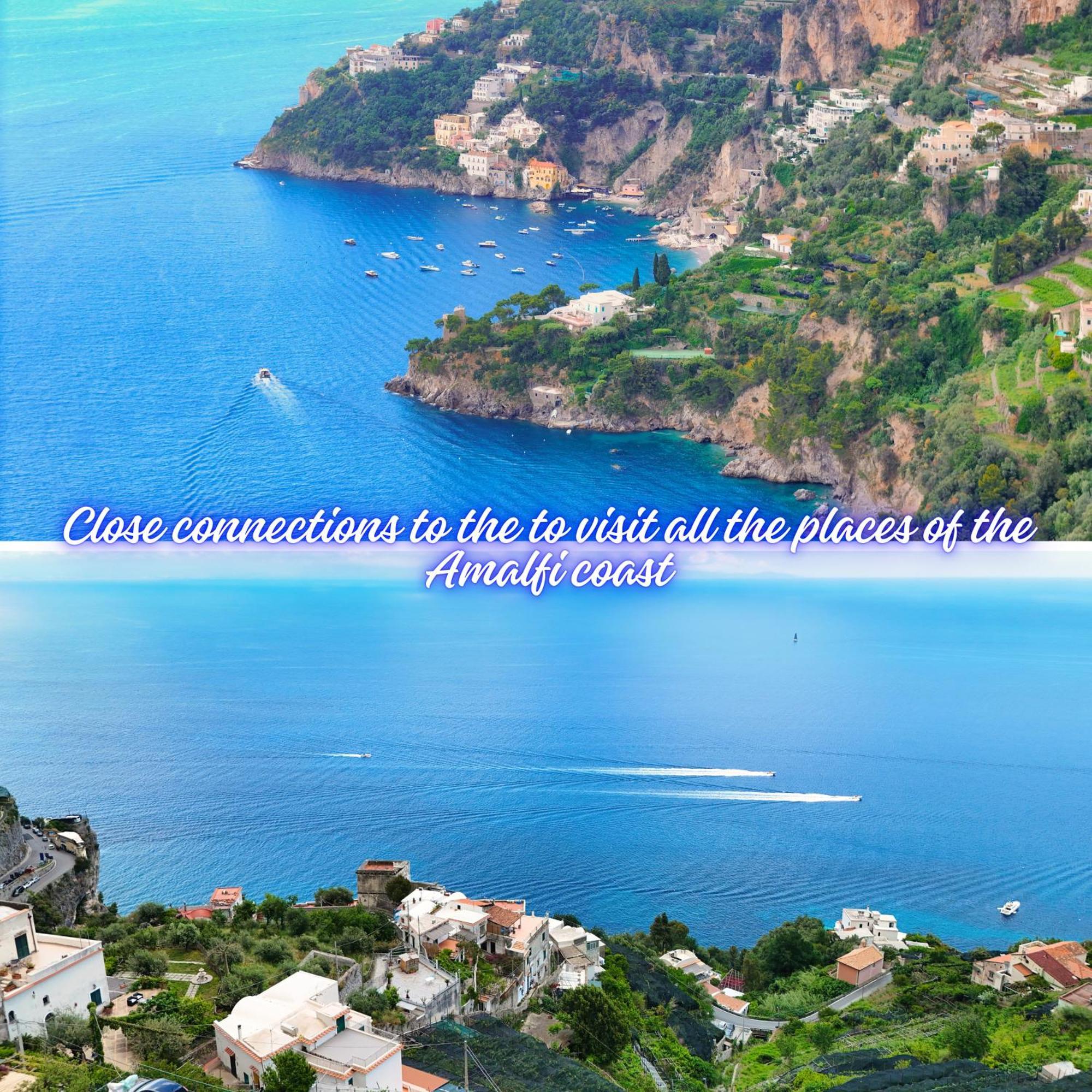 La Saracena-Traditional Amalfi Villa With Sea View Extérieur photo